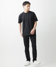 MKKGX53069 MK MICHEL KLEIN HOMME(MKミッシェルクランオム) 【大きいサイズあり】カットソー/サッカージャージ ブラック