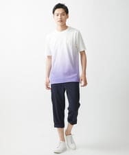 MKKGX72059 MK MICHEL KLEIN HOMME(MKミッシェルクランオム) 【大きいサイズあり】グラデーションカットソー / 昇華プリント ブルー