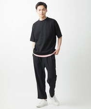 MKKGX84079 MK MICHEL KLEIN HOMME(MKミッシェルクランオム) フェイクレイヤードカットソー ライトブルー