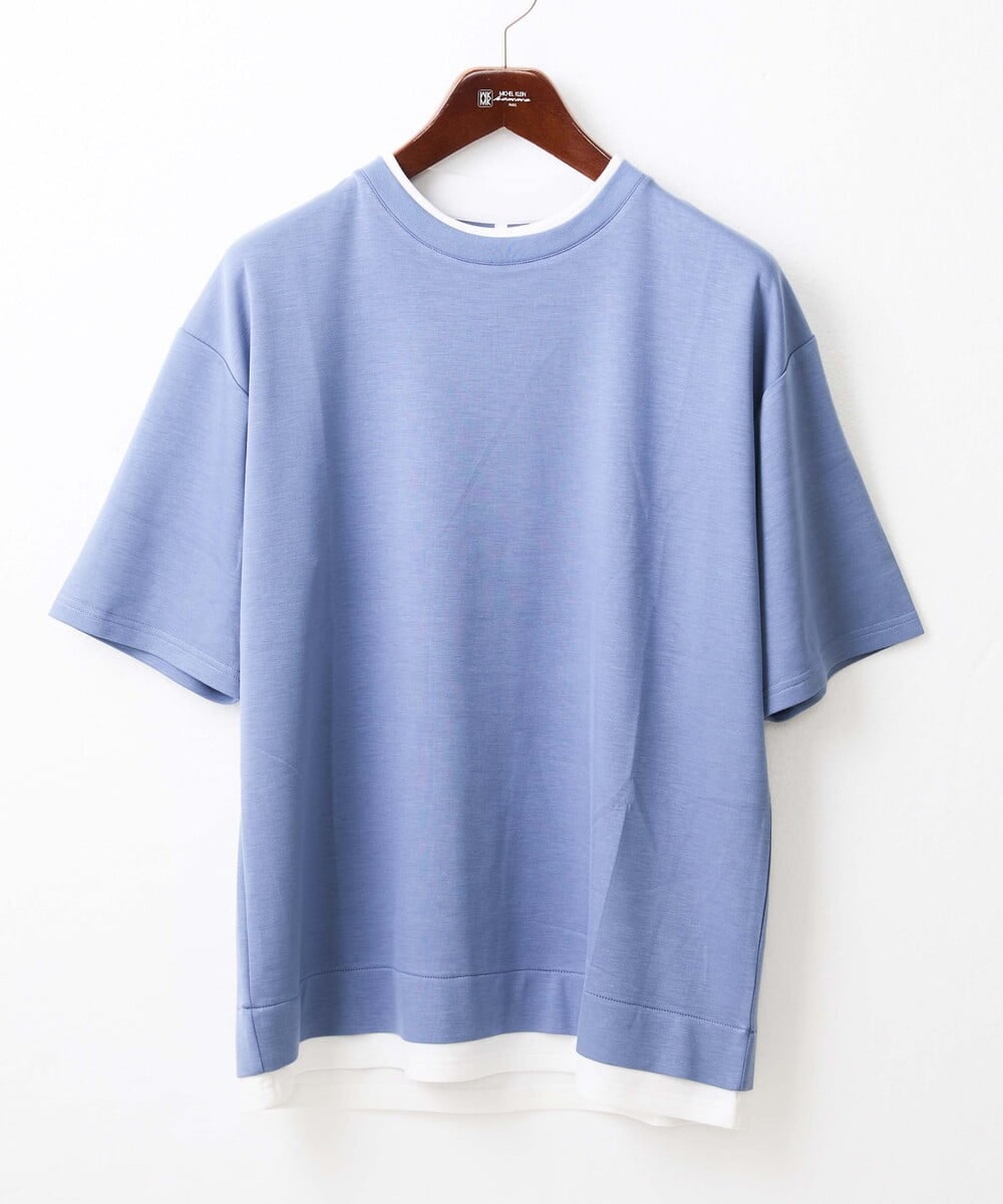 フェイクレイヤードカットソー(カットソー・Tシャツ) | MK MICHEL フェイクレイヤードカットソー(カットソー・Tシャツ) | MK MICHEL