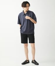 MKKGX86089 MK MICHEL KLEIN HOMME(MKミッシェルクランオム) ハイネックハーフジップカットソー ダークグレー