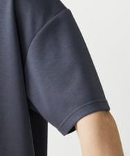 MKKGX86089 MK MICHEL KLEIN HOMME(MKミッシェルクランオム) ハイネックハーフジップカットソー ダークグレー