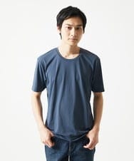 MKKHA57050 MK MICHEL KLEIN HOMME(MKミッシェルクランオム) 【涼 / 冷】Tシャツ / クロスウエーブジャガード ネイビー