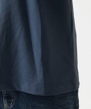 MKKHA57050 MK MICHEL KLEIN HOMME(MKミッシェルクランオム) 【涼 / 冷】Tシャツ / クロスウエーブジャガード ネイビー