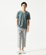 MKKHA57050 MK MICHEL KLEIN HOMME(MKミッシェルクランオム) 【涼 / 冷】Tシャツ / クロスウエーブジャガード グレー