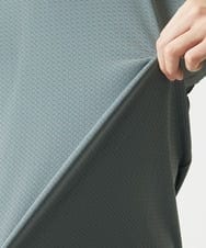 MKKHA57050 MK MICHEL KLEIN HOMME(MKミッシェルクランオム) 【涼 / 冷】Tシャツ / クロスウエーブジャガード グレー