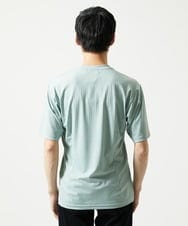 MKKHA60050 MK MICHEL KLEIN HOMME(MKミッシェルクランオム) 【洗える】ハリヌキテレコＶネック半袖 グリーン