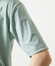 MKKHA60050 MK MICHEL KLEIN HOMME(MKミッシェルクランオム) 【洗える】ハリヌキテレコＶネック半袖 グリーン