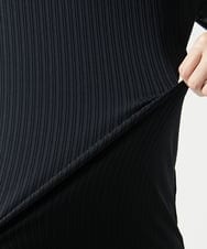 MKKHA60050 MK MICHEL KLEIN HOMME(MKミッシェルクランオム) 【洗える】ハリヌキテレコＶネック半袖 ブラック