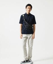 MKKHA62110 MK MICHEL KLEIN HOMME(MKミッシェルクランオム) 【洗える】ボタンダウンカノコポロシャツ ネイビー