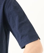 MKKHA62110 MK MICHEL KLEIN HOMME(MKミッシェルクランオム) 【洗える】ボタンダウンカノコポロシャツ ネイビー