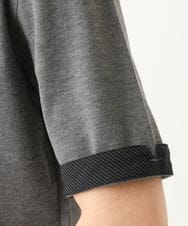 MKKHA62110 MK MICHEL KLEIN HOMME(MKミッシェルクランオム) 【洗える】ボタンダウンカノコポロシャツ グレー