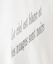 MKKHC22069 MK MICHEL KLEIN HOMME(MKミッシェルクランオム) Tシャツ / バックサイドプリント ホワイト