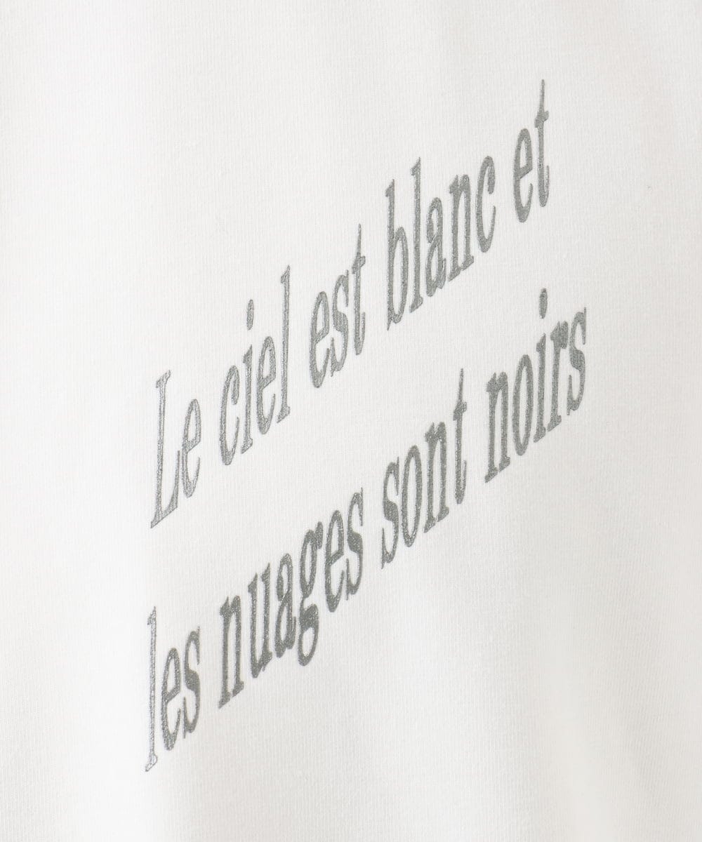 MKKHC22069 MK MICHEL KLEIN HOMME(MKミッシェルクランオム) Tシャツ / バックサイドプリント ホワイト