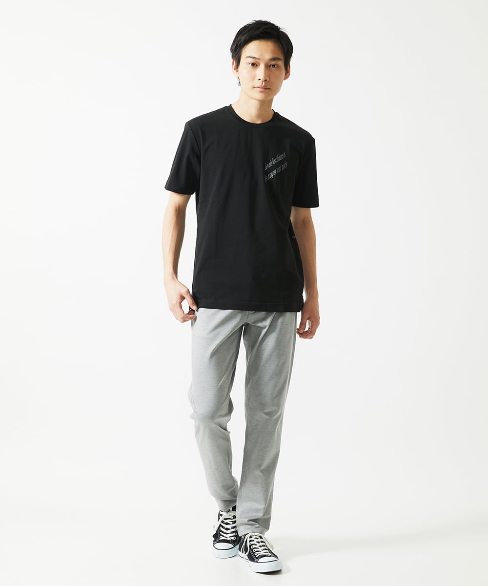 MKKHC22069 MK MICHEL KLEIN HOMME(MKミッシェルクランオム) Tシャツ / バックサイドプリント ブラック