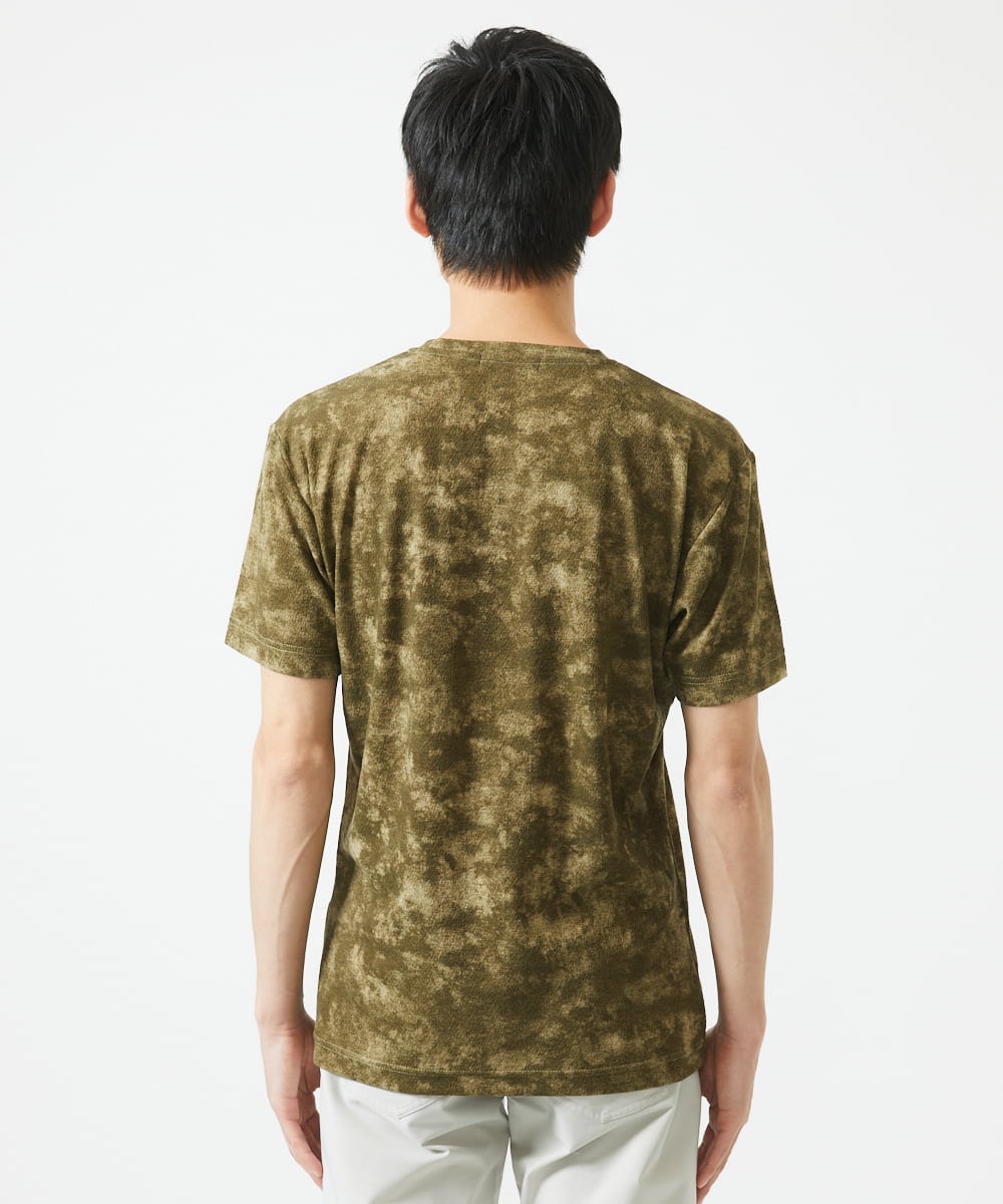 MKKHC23054 MK MICHEL KLEIN HOMME(MKミッシェルクランオム) Tシャツ / ダスティーウォール　 カーキ