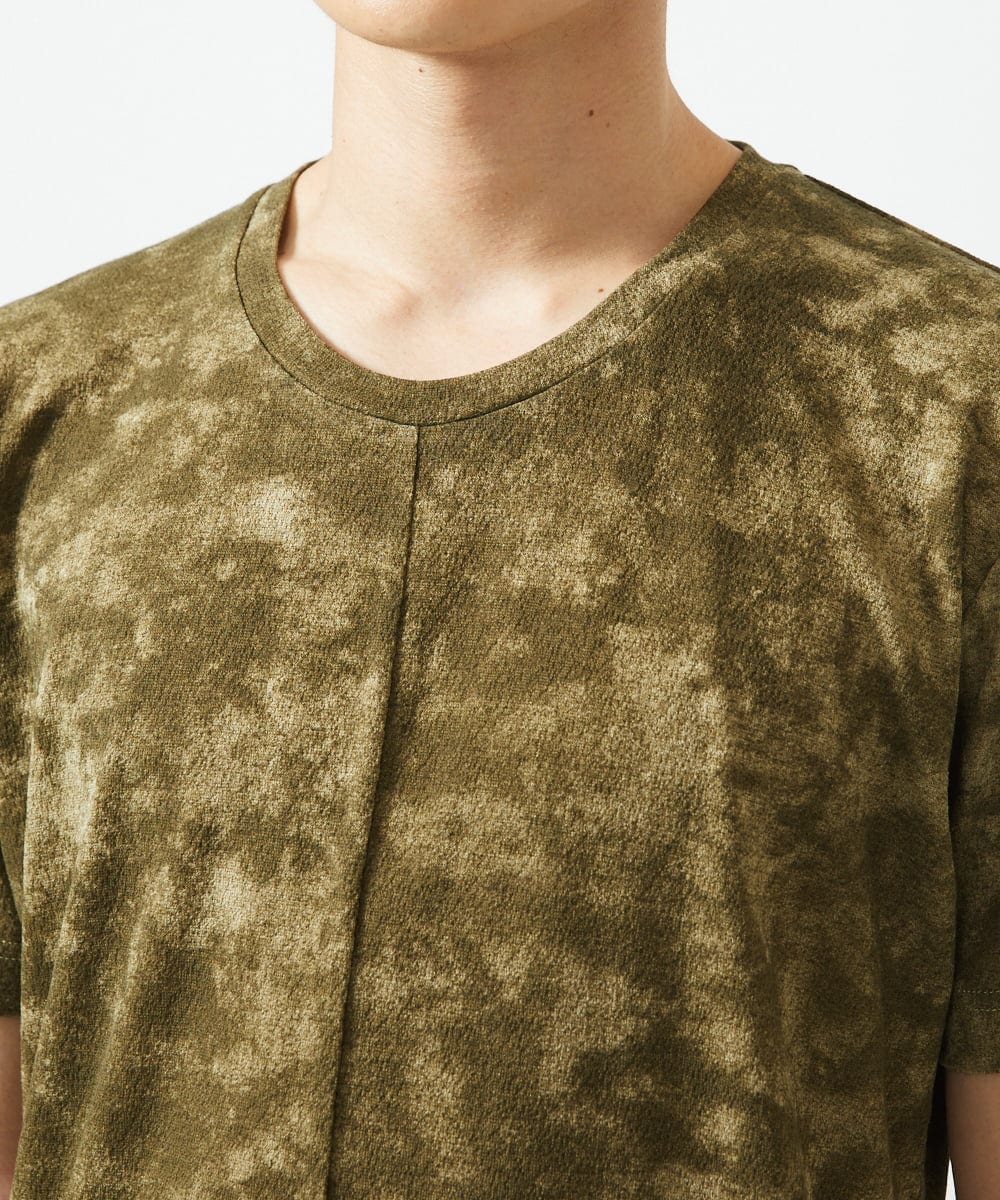 MKKHC23054 MK MICHEL KLEIN HOMME(MKミッシェルクランオム) Tシャツ / ダスティーウォール　 カーキ