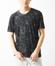 MKKHC23054 MK MICHEL KLEIN HOMME(MKミッシェルクランオム) Tシャツ / ダスティーウォール　 ブラック