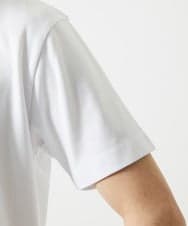 MKKHC29069 MK MICHEL KLEIN HOMME(MKミッシェルクランオム) 【コニシナナメ / コラボTシャツ】リーフモチーフプリント ホワイト