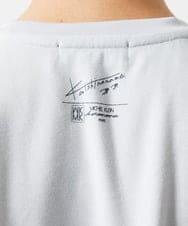 MKKHC29069 MK MICHEL KLEIN HOMME(MKミッシェルクランオム) 【コニシナナメ / コラボTシャツ】リーフモチーフプリント ライトグレー