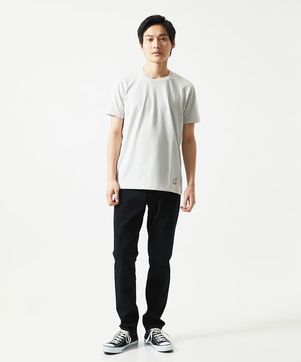 MKKHC30069 MK MICHEL KLEIN HOMME(MKミッシェルクランオム) 【コニシナナメ / コラボTシャツ】スネークチーフプリント アイボリー