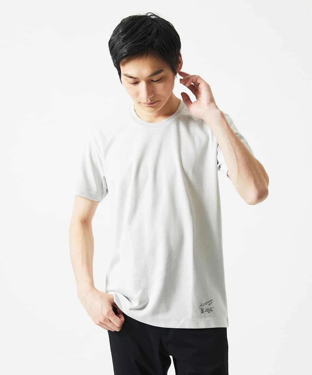 MKKHC30069 MK MICHEL KLEIN HOMME(MKミッシェルクランオム) 【コニシナナメ / コラボTシャツ】スネークチーフプリント アイボリー
