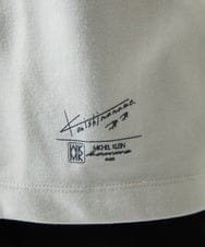 MKKHC30069 MK MICHEL KLEIN HOMME(MKミッシェルクランオム) 【コニシナナメ / コラボTシャツ】スネークチーフプリント アイボリー