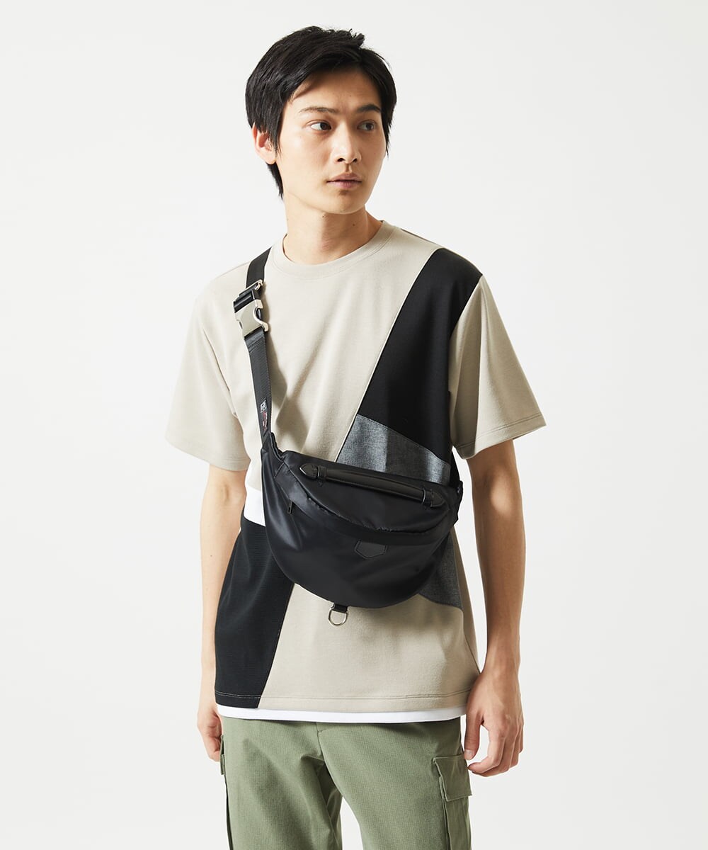 MKKHC80054 MK MICHEL KLEIN HOMME(MKミッシェルクランオム) Tシャツ / COOLタッチブロック アイボリー