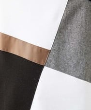 MKKHC80054 MK MICHEL KLEIN HOMME(MKミッシェルクランオム)  【接触冷感】COOLタッチブロックTシャツ  ホワイト