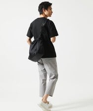 MKKHC80054 MK MICHEL KLEIN HOMME(MKミッシェルクランオム)  【接触冷感】COOLタッチブロックTシャツ  ブラック