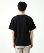 MKKHC80054 MK MICHEL KLEIN HOMME(MKミッシェルクランオム)  【接触冷感】COOLタッチブロックTシャツ  ブラック