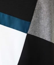 MKKHC80054 MK MICHEL KLEIN HOMME(MKミッシェルクランオム)  【接触冷感】COOLタッチブロックTシャツ  ブラック