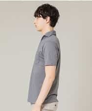 MKKHJ60099 MK MICHEL KLEIN HOMME(MKミッシェルクランオム) ポロシャツ／カチオンサーフ グレー