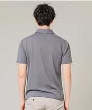 MKKHJ60099 MK MICHEL KLEIN HOMME(MKミッシェルクランオム) ポロシャツ／カチオンサーフ グレー