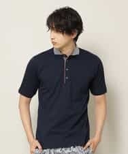 MKKHJ71069 MK MICHEL KLEIN HOMME(MKミッシェルクランオム) ポロシャツ／パリポロ ネイビー