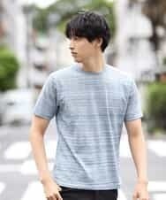 MKKHJ85059 MK MICHEL KLEIN HOMME(MKミッシェルクランオム) カットソー／ブライトハリヌキ ネイビー