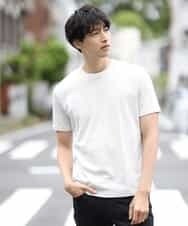 MKKHJ85059 MK MICHEL KLEIN HOMME(MKミッシェルクランオム) カットソー／ブライトハリヌキ アイボリー