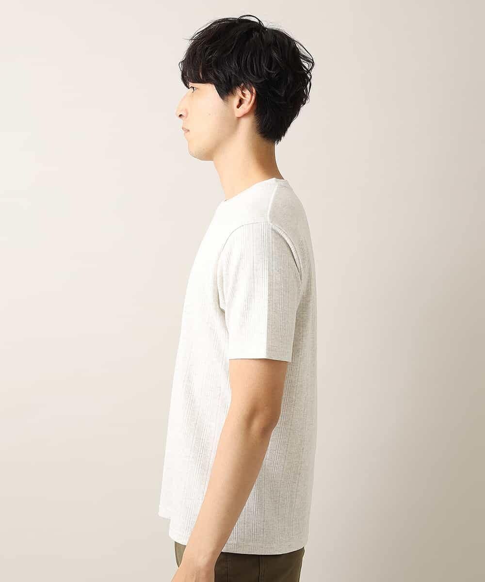 MKKHJ85059 MK MICHEL KLEIN HOMME(MKミッシェルクランオム) カットソー／ブライトハリヌキ アイボリー