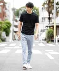 MKKHJ85059 MK MICHEL KLEIN HOMME(MKミッシェルクランオム) カットソー／ブライトハリヌキ ブラック