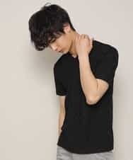 MKKHJ88045 MK MICHEL KLEIN HOMME(MKミッシェルクランオム) カットソー／キュービック3Dリンクス ブラック