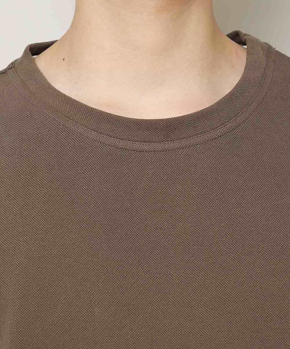 MKKHK49069 MK MICHEL KLEIN HOMME(MKミッシェルクランオム) ベストアンサンブルカットソー ブラウン
