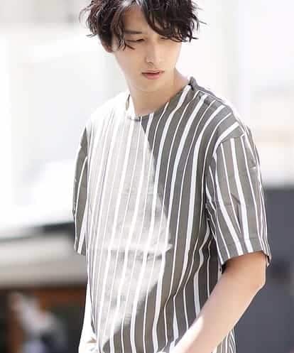 MKKHK57059  ストライププルオーバーTシャツ
