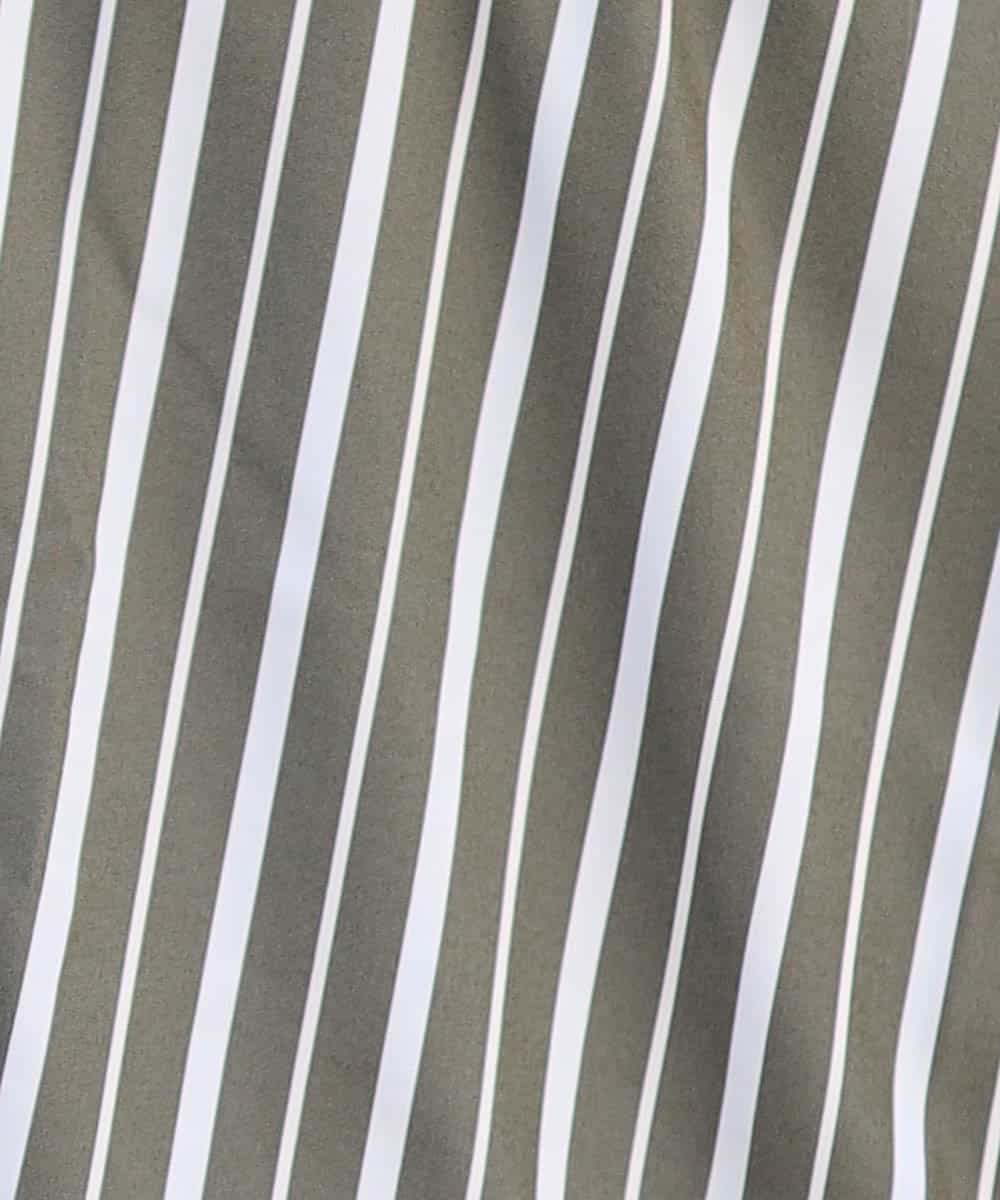MKKHK57059 MK MICHEL KLEIN HOMME(MKミッシェルクランオム) ストライププルオーバーTシャツ カーキ