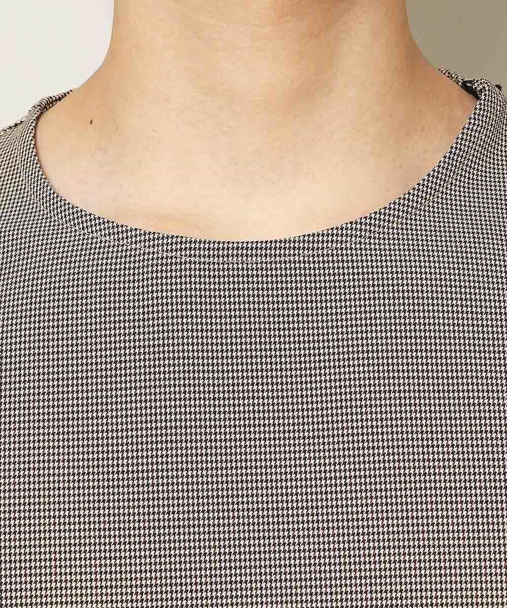 MKKHK58059 MK MICHEL KLEIN HOMME(MKミッシェルクランオム) ガンクラブチェックTシャツ ベージュ