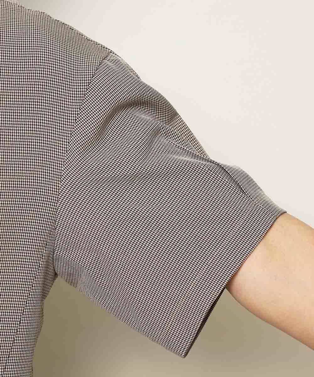 MKKHK58059 MK MICHEL KLEIN HOMME(MKミッシェルクランオム) ガンクラブチェックTシャツ ベージュ