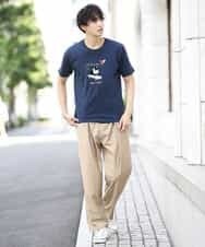 MKKHL42045 MK MICHEL KLEIN HOMME(MKミッシェルクランオム) カットソー／ブルドック刺繍 ネイビー
