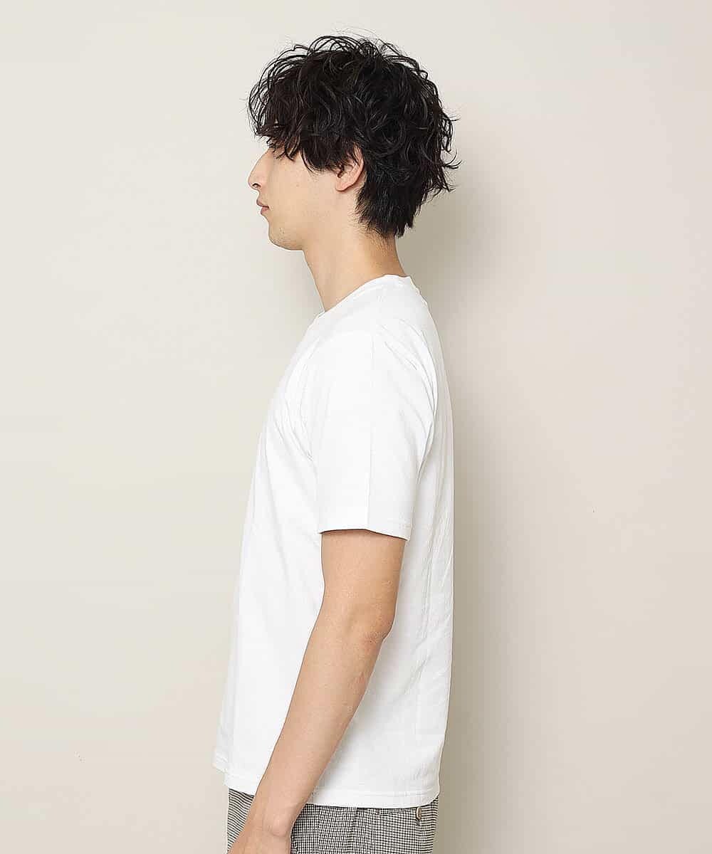 MKKHL42045 MK MICHEL KLEIN HOMME(MKミッシェルクランオム) カットソー／ブルドック刺繍 ホワイト