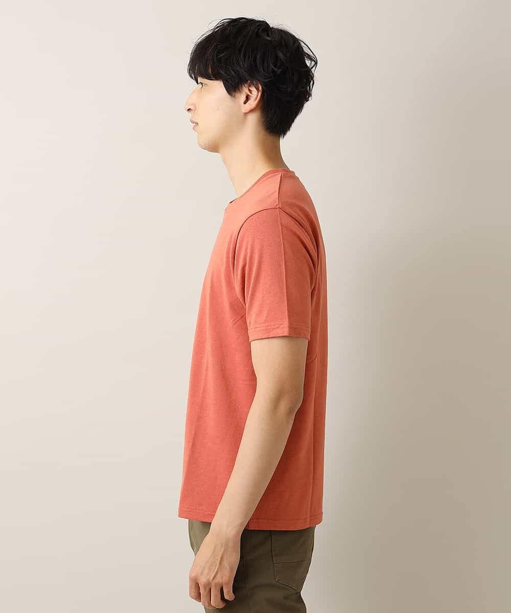 MKKHL44045 MK MICHEL KLEIN HOMME(MKミッシェルクランオム) カットソー／刺繍Tシャツ オレンジ