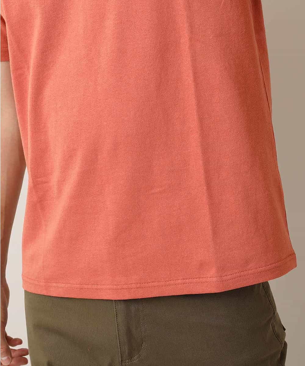 MKKHL44045 MK MICHEL KLEIN HOMME(MKミッシェルクランオム) カットソー／刺繍Tシャツ オレンジ