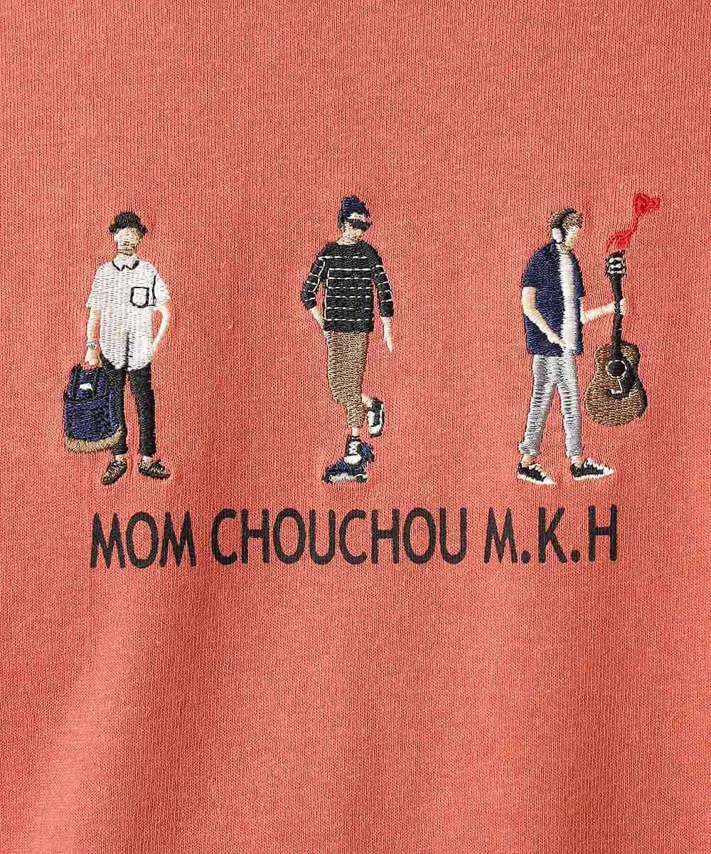 MKKHL44045 MK MICHEL KLEIN HOMME(MKミッシェルクランオム) カットソー／刺繍Tシャツ オレンジ